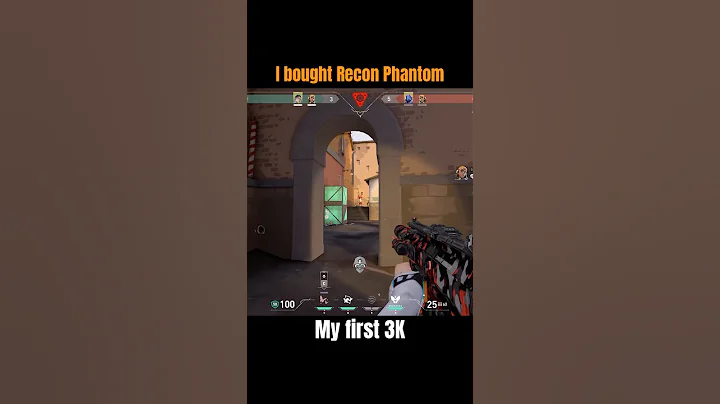 My first 3K with my Recon Phantom 😁 | #reconphantom #valorant #valorantclips