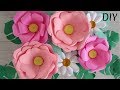 3 IDEIAS DIY🌸flores gigantes feitas com papel - Faça você mesmo