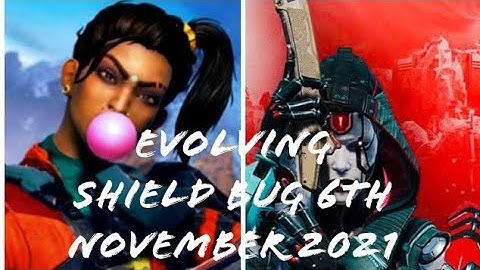 Apex Legends Ash and Rampart Shield Evolving Bug 6th November 2021