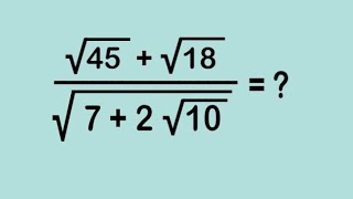 A Beautiful Trick To Simplify this Without Calculator ❌ l olympiad mathematics 