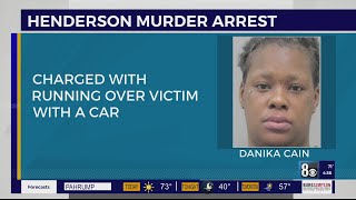Henderson murder arrest; suspect charged with running over victim with car