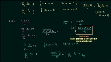Remainder Theorem (Using Negative Remainders)