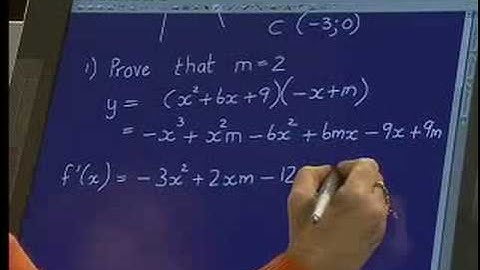 Maths911 live show: Grade 12, Calculus: graph interpretation