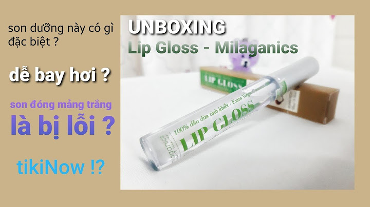 Tinh chất dưỡng môi lip gloss milaganics giá bao nhiêu
