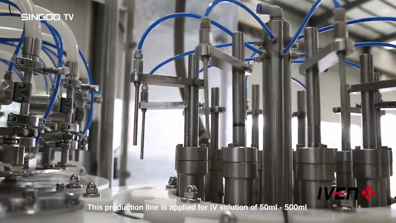 Glass Bottle IV Solution Production Line YouTube