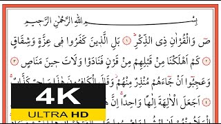 01478 Sâd Sûresi 1-88. Ayetler- İshak Danış - اسحق دانيش - (Yavaş Okuma)