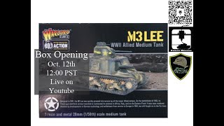 Bolt Action M3 Lee Unboxing from Warlord Games