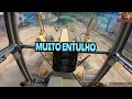 EMPURRANDO MUITO ENTULHO COM A 120 K / Motoniveladora caterpillar grader niveleuse patrola