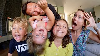 House full of friends! Scared of the train & a playground in the water VLOG