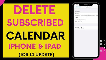 [iOS 14] How To Delete Subscribed Calendar On iPhone Or iPad