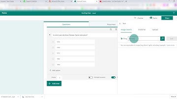 Microsoft Forms - How To Add an Image to Questions