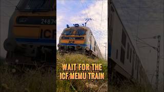 HIGH SPEED TRAIN ACTION! MEMU &amp; WAP-7 Overshoots with Loud Horns 🚂⚡ #train #viral #shorts #railway