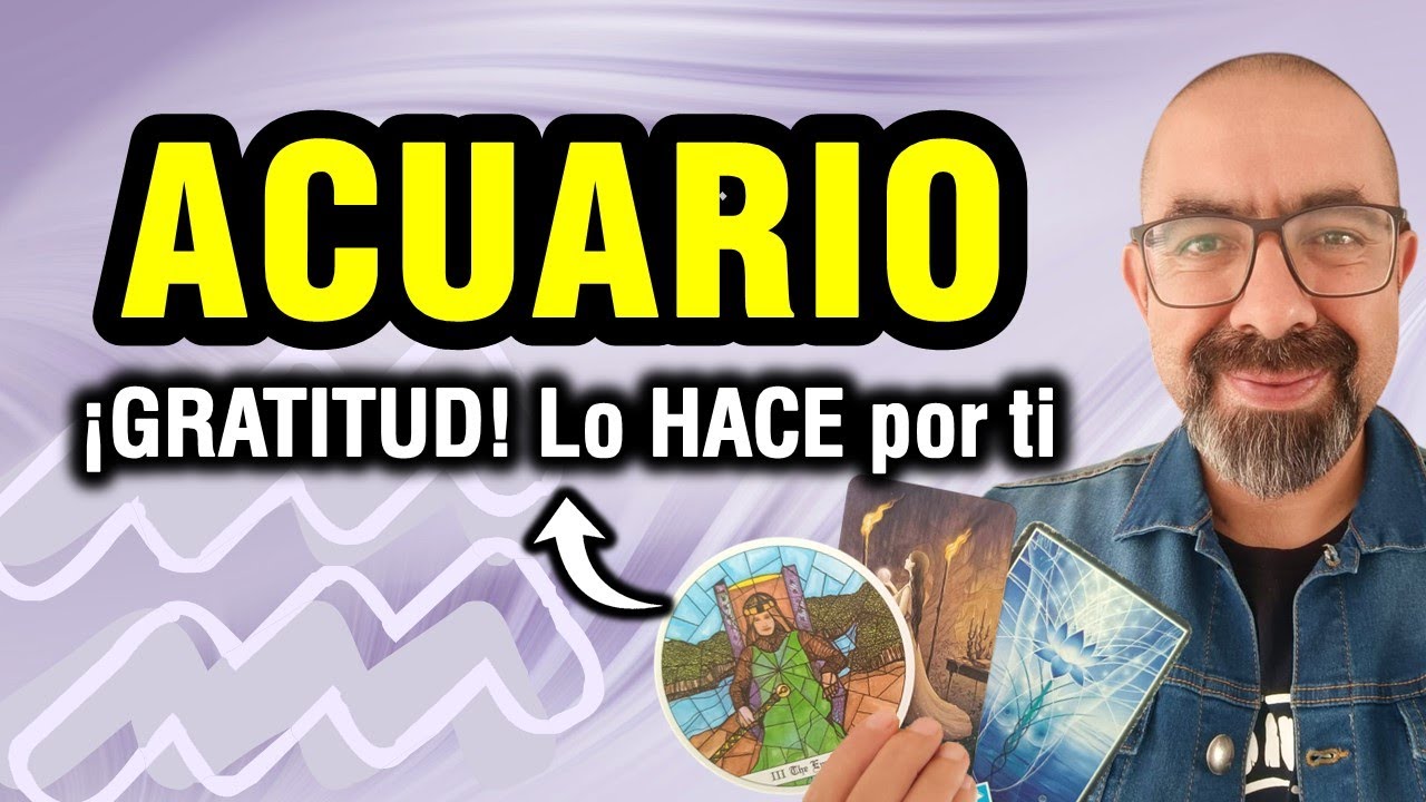 Acuario ♒️ ¡NO te lo esperabas! 🍀🌈 Nadie podía PREVER esto 🔮 TAROT ...