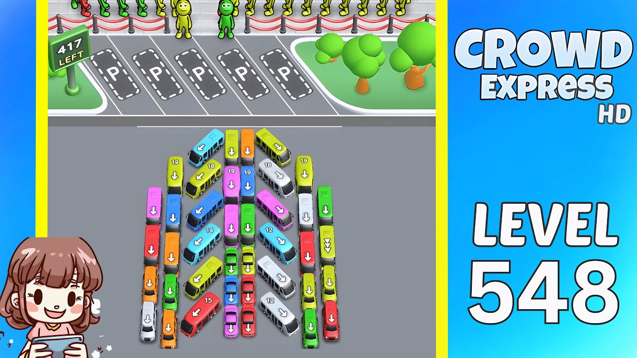Crowd Express Level 548 Solution Walkthrough - YouTube