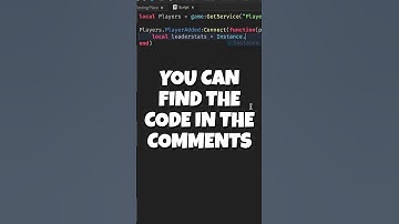 HOW TO MAKE LEADERSTATS #roblox #coding #admin #code #growagardenroblox #tutorial #robloxstudio