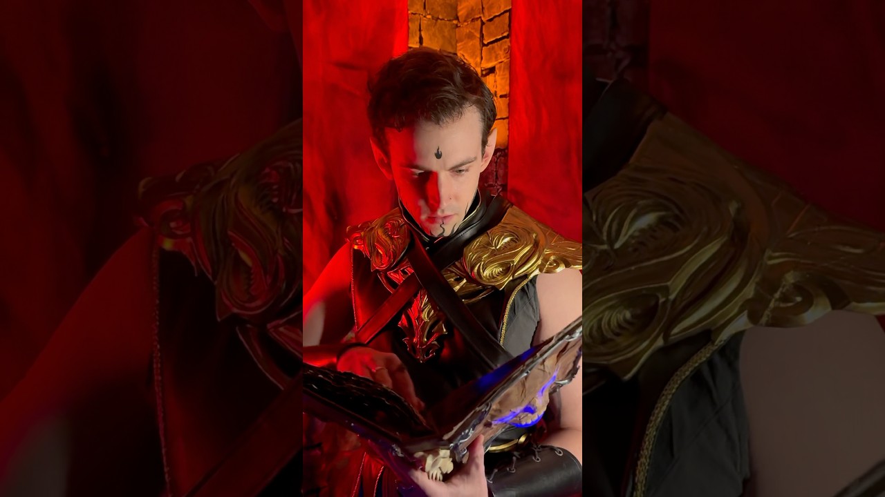 My Necromancy of Thay spellbook from Baldur’s Gate 3 is finished! So much fun filming this