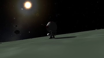 KSP. Asteroid class E around Minmus