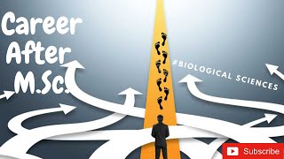 CAREER AFTER M.Sc. #BIOLOGICAL SCIENCES