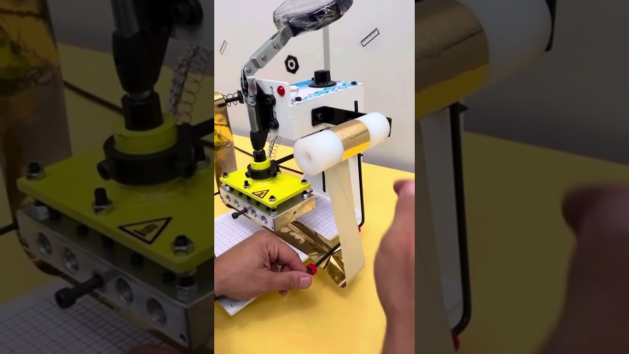 Vídeo instrucional máquina de personalização hotstamping manual FR07