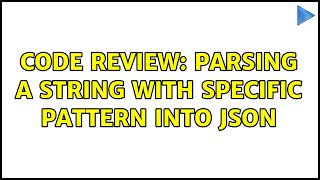 Celebrity Code Review: Parsing a string with specific pattern into json Profile