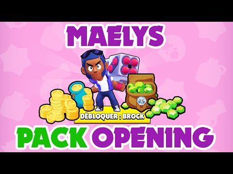 Pack Opening Brawl Stars De Maelys Youtube - romain brawl stars pack opening