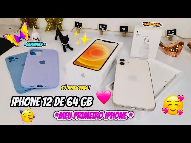 MY FIRST iPHONE - iPhone 12 White 64gb + accessories | Unboxing
