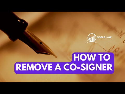 How to Remove a Co-signer From a Mortgage