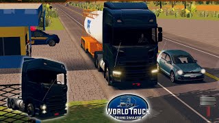 World Truck Driving Simulator - GamePlay #41 (Blacked-Out Scania & Silo Trailer) screenshot 4