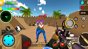 Real Commando Shooting Strike _ Fps Shooting Game_ Android Gameplay