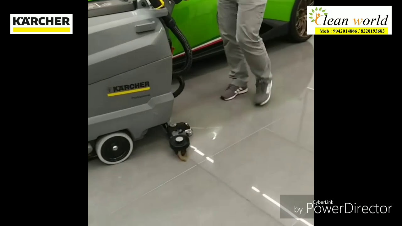 Karcher floor scrubber dryer karcher dealer 9942014886 YouTube