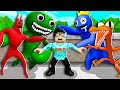 BANBAN Family Vs RAINBOW FRIENDS Family! (Roblox)