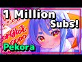 【ENG Sub】Usada Pekora - Reaches 1 Million Subscribers