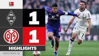 Penalty Denies Big Points Borussia Mgladbach - Mainz 05 Highlights Matchday 30 Bundesliga