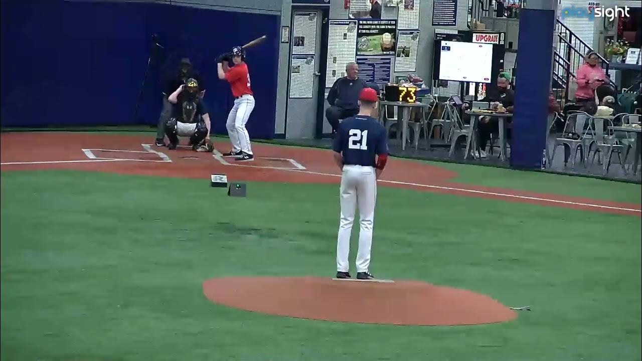 Cameron Carter Pitching against 2025's. YouTube