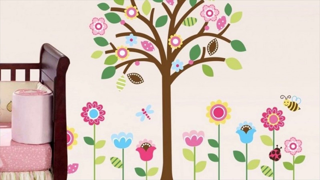 Nursery Room Wall Decals For Kids YouTube