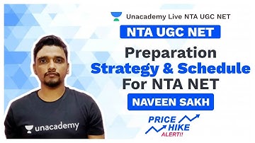 NTA UGC NET | Preparation Strategy & Schedule for NTA NET | Naveen Sakh | Unacademy