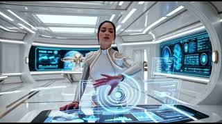 3570 AD: BEYOND TOMORROW 🌤️💎 White-Blue Utopian City (4K Sci-Fi Ambience)