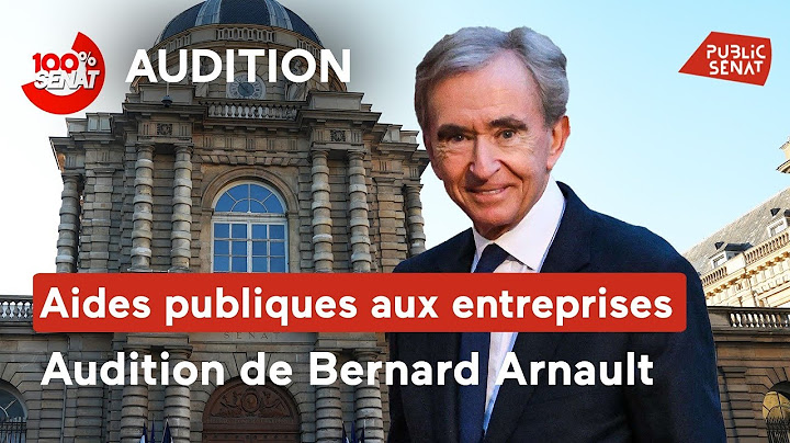 Aides publiques aux entreprises : audition de Bernard Arnault