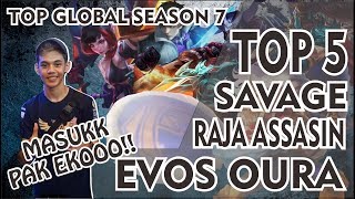 MASUK PAK EKO OJU!! TOP 5 SAVAGE RAJA ASSASIN | EVOS OURA screenshot 4