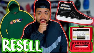 FIRE VANS COLLAB!! Supreme Fw19 Week 7 RESELL | Fall Tees & Screwdriver Set