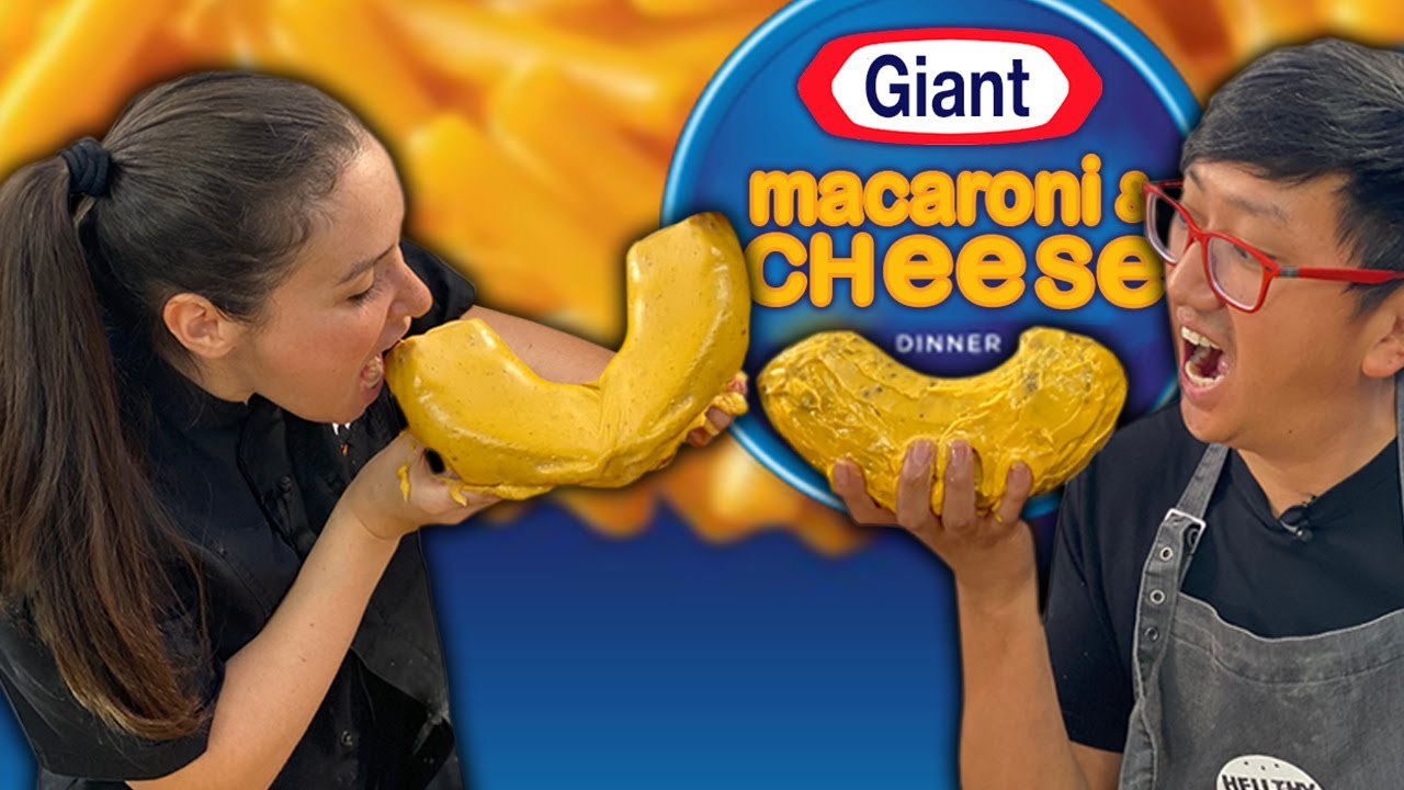 We Made Giant Macaroni & Cheese VERSUS | HellthyJunkFood