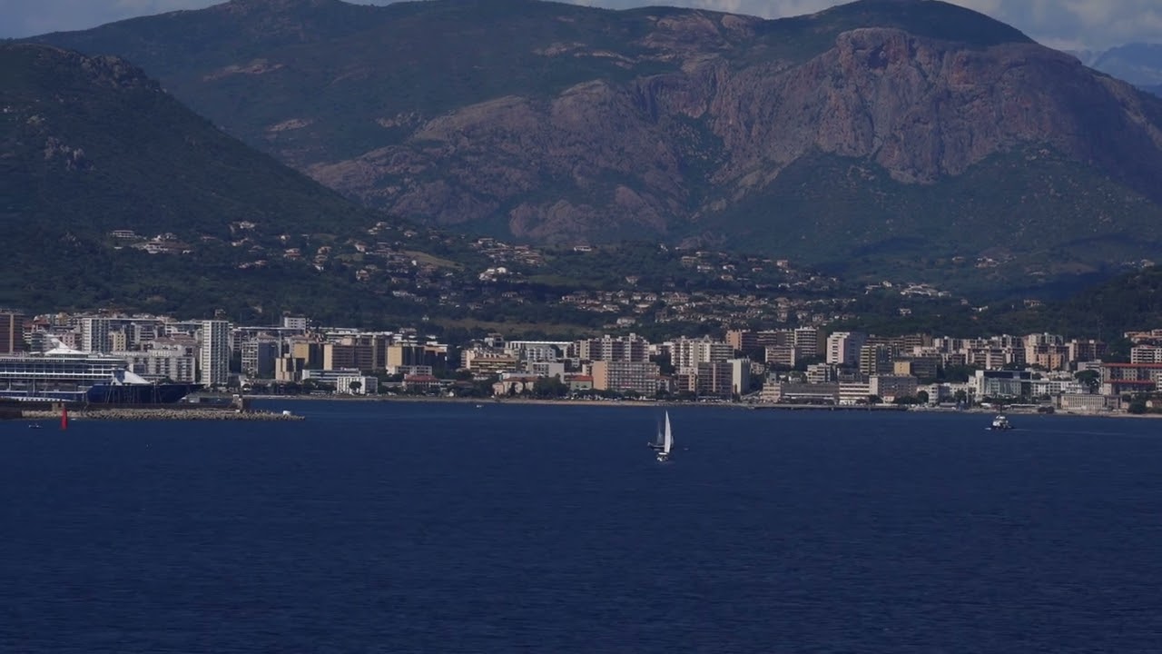 Ajaccio, the capital city of Corsica, France.