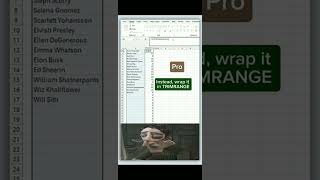 In this short you will learn how to "trim range" in Excel #excel #exceltips #exceltricks