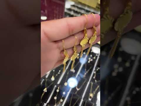 حلق موديل جنيهات ذهب عيار 21 للطلب واتساب 0504570511 مجوهرات سيرين