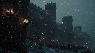 Echoes Through the Frost - Dark Fantasy Winter Ambience for Sleep & Study ❄️