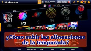 ¿COMO SUBIR DE MEDIA LAS DISTINTAS ALINEACIONES DE LA TEMPORADA? | NBA LIVE MOBILE S5 screenshot 4