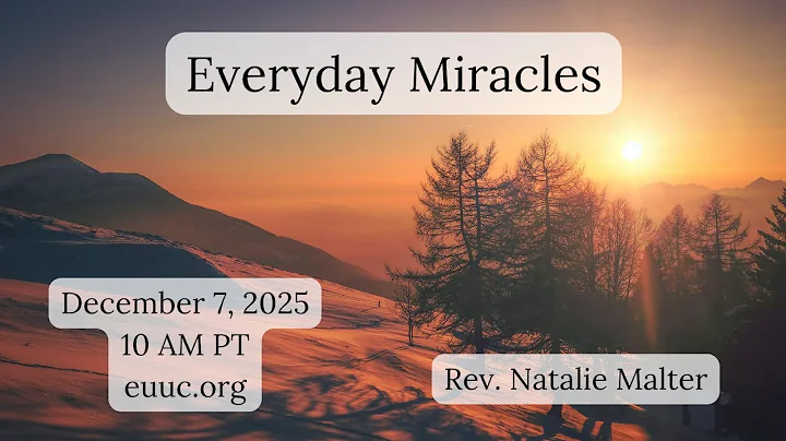Sunday Services - Rev. Natalie Malter