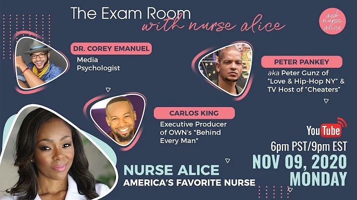 Nurse Alice talks w/ Dr. Corey, Carlos King & Pete...