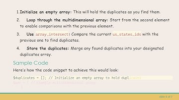 How to Check for Duplicate Values in a Multidimensional Associative Array in PHP