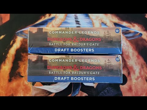 baldur's gate draft booster box Magic: The Gathering Commander Legends: Battle for Commander Legends meets D Magic the Gathering Commander Legends